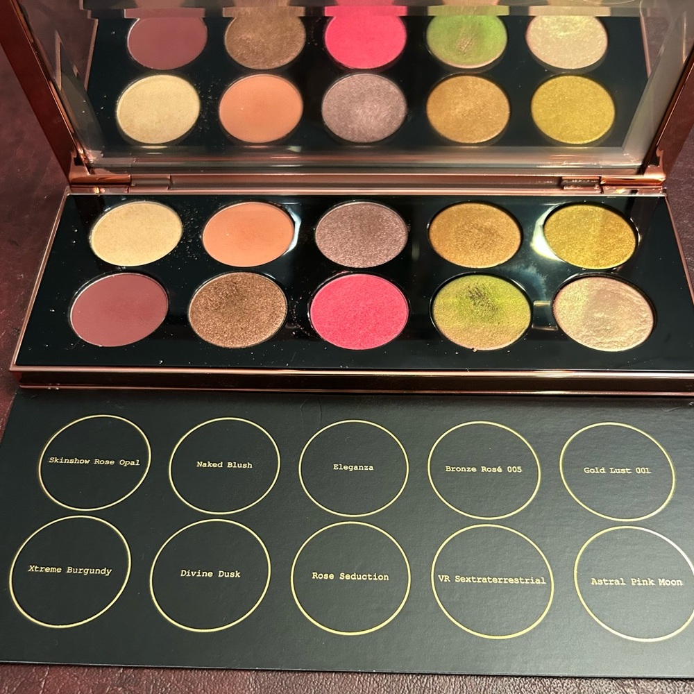 Pat McGrath Gold and Pink Eyeshadow Palette